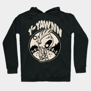 Drawing retro Vintage 80s and 90s yawned widely Hoodie